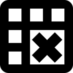 Table Split Cells SVG Icon
